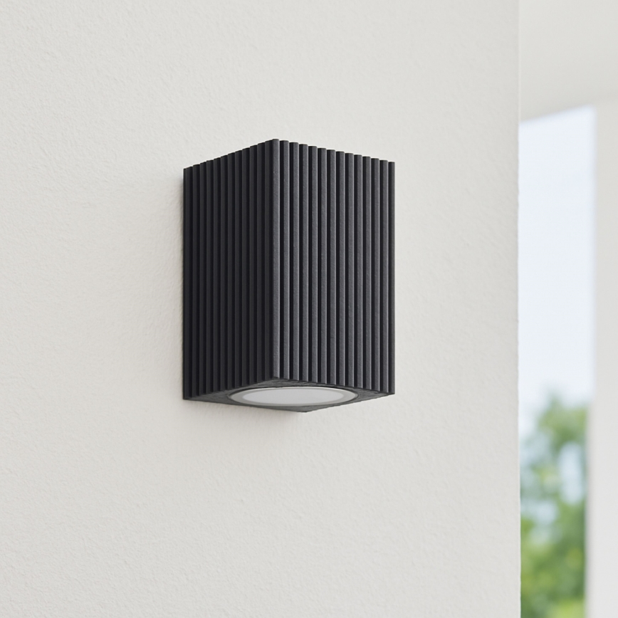 Brilliant - Vägglampa för utomhusbruk JELANI 1xGU10/10W/230V IP44 svart
