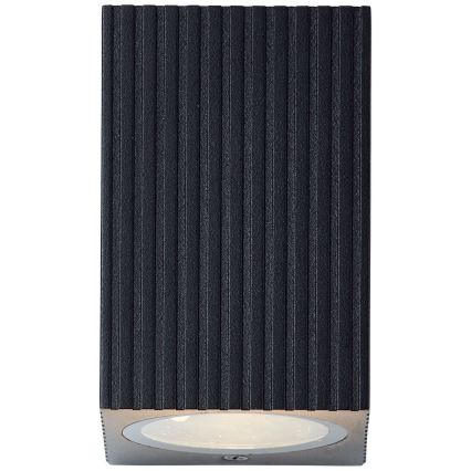 Brilliant - Vägglampa för utomhusbruk JELANI 1xGU10/10W/230V IP44 svart