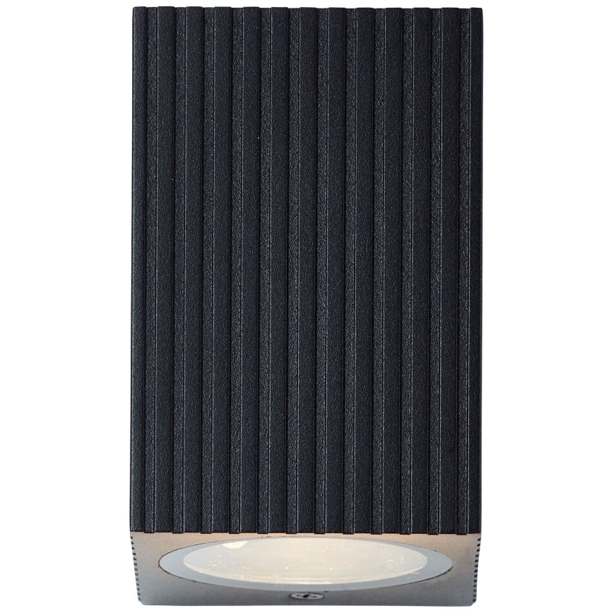 Brilliant - Vägglampa för utomhusbruk JELANI 1xGU10/10W/230V IP44 svart
