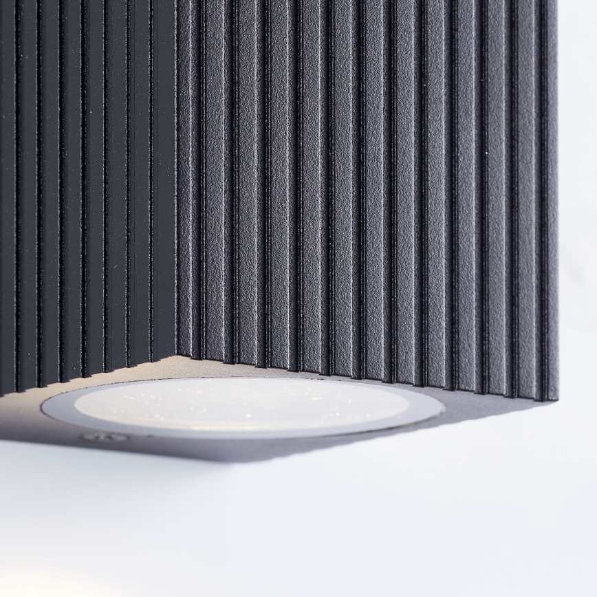 Brilliant - Vägglampa för utomhusbruk JELANI 1xGU10/10W/230V IP44 svart