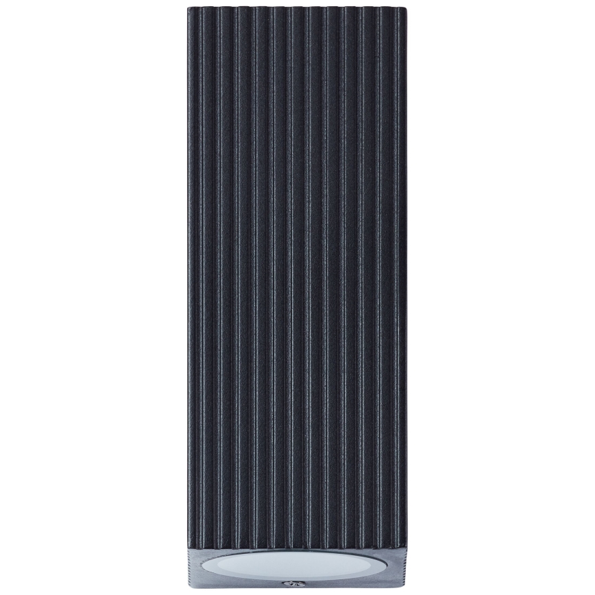 Brilliant - Vägglampa för utomhusbruk JELANI 2xGU10/10W/230V IP44 svart