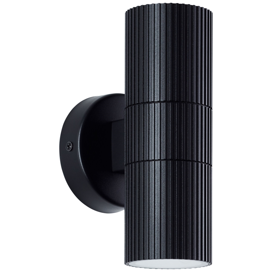 Brilliant - Vägglampa för utomhusbruk KEOLA 2xGU10/10W/230V IP44 svart