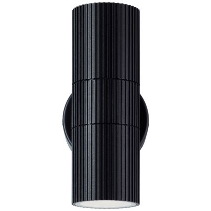 Brilliant - Vägglampa för utomhusbruk KEOLA 2xGU10/10W/230V IP44 svart