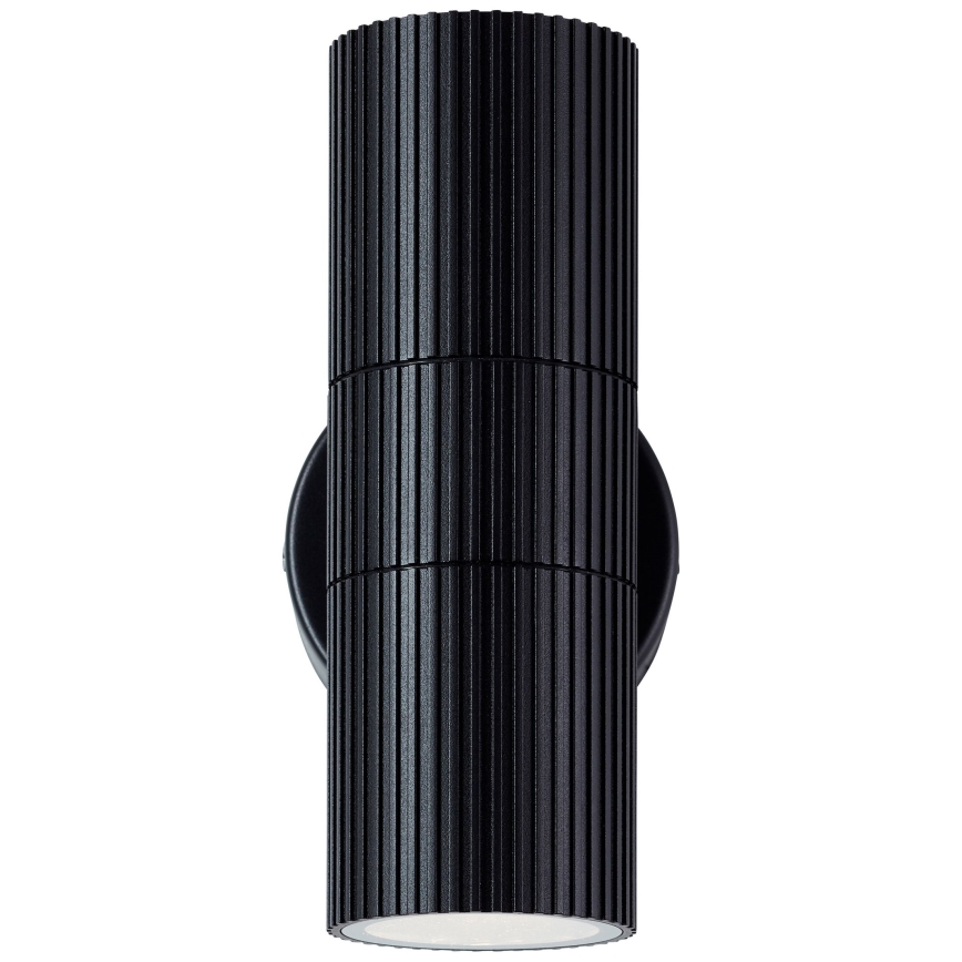 Brilliant - Vägglampa för utomhusbruk KEOLA 2xGU10/10W/230V IP44 svart