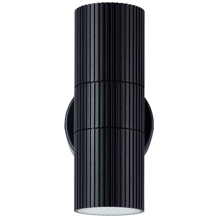 Brilliant - Vägglampa för utomhusbruk KEOLA 2xGU10/10W/230V IP44 svart