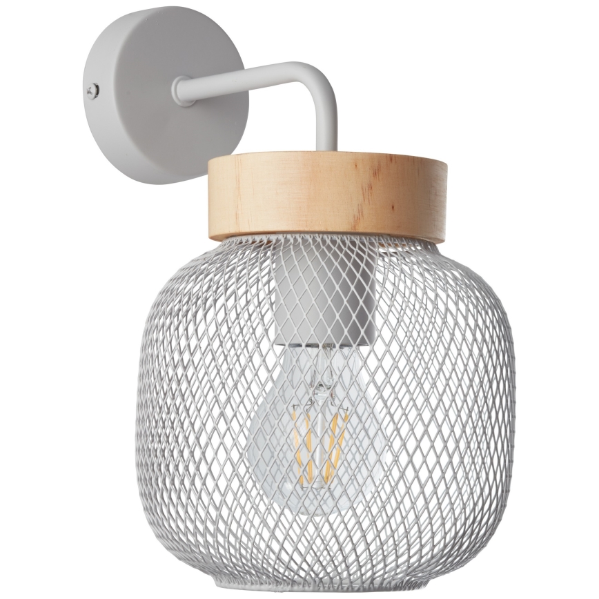 Brilliant - Vägglampa GIADA 1xE27/40W/230V grå