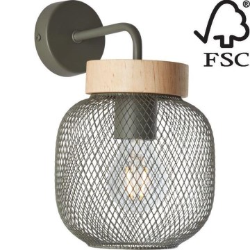 Brilliant - Vägglampa GIADA 1xE27/40W/230V grön - FSC certifierade