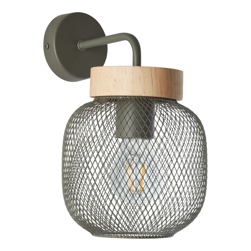 Brilliant - Vägglampa GIADA 1xE27/40W/230V grön - FSC certifierade