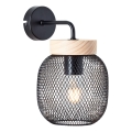 Brilliant - Vägglampa GIADA 1xE27/40W/230V svart