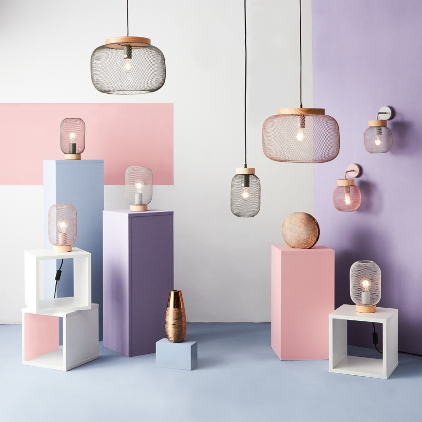 Brilliant - Vägglampa GIADA 1xE27/40W/230V svart