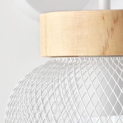 Brilliant - Vägglampa GIADA 1xE27/40W/230V vit
