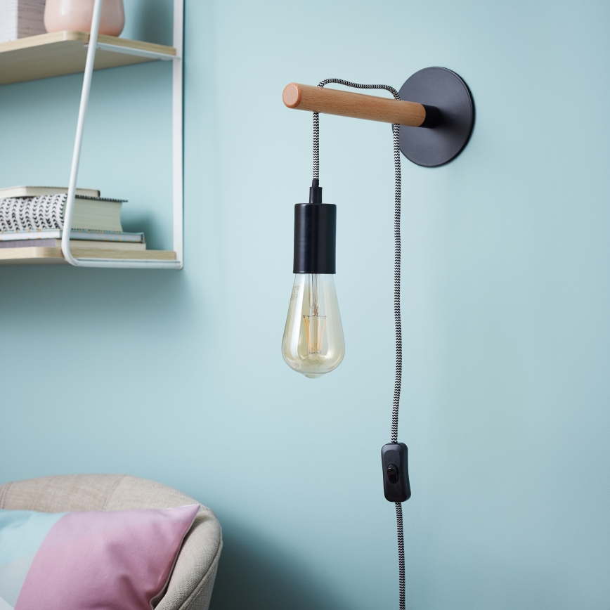 Brilliant - Vägglampa JARBO 1xE27/60W/230V