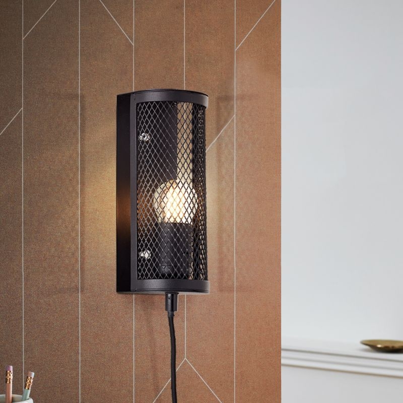 Brilliant - Vägglampa MAZE 1xE27/40W/230V svart