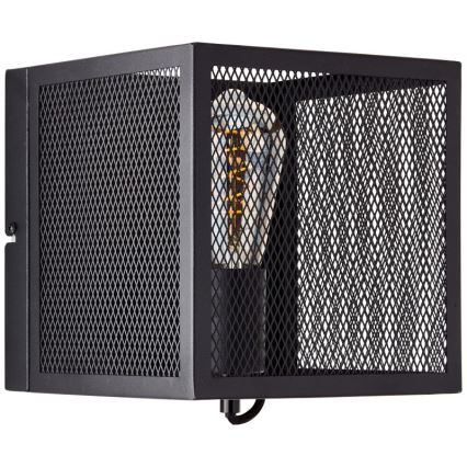 Brilliant - Vägglampa MAZE 1xE27/40W/230V svart