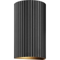 Brilliant - Vägglampa UNDULA 2xGU10/10W/230V svart