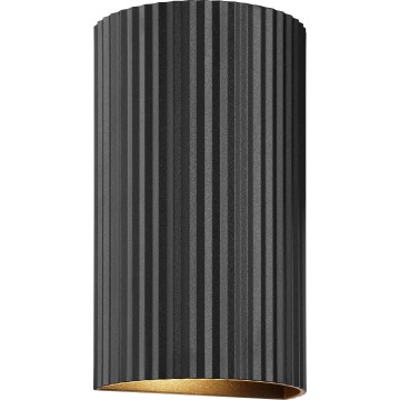 Brilliant - Vägglampa UNDULA 2xGU10/10W/230V svart