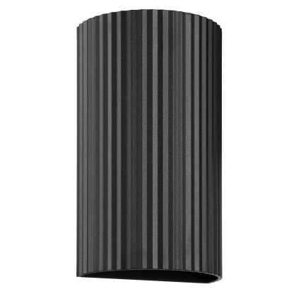 Brilliant - Vägglampa UNDULA 2xGU10/10W/230V svart