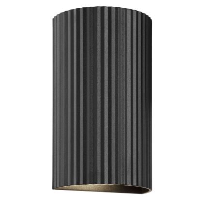 Brilliant - Vägglampa UNDULA 2xGU10/10W/230V svart