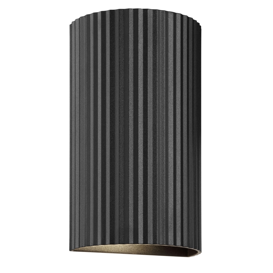 Brilliant - Vägglampa UNDULA 2xGU10/10W/230V svart