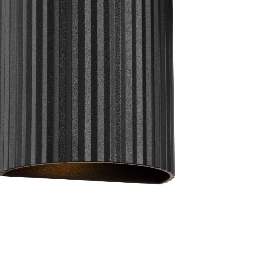 Brilliant - Vägglampa UNDULA 2xGU10/10W/230V svart