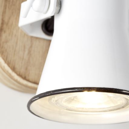 Brilliant - Väggspot SEED 1xGU10/5W/230V vit/beige