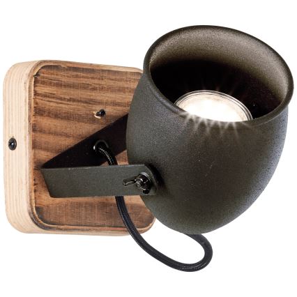 Brilliant - Väggspotlight CROWTON 1xGU10/6W/230V