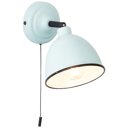 Brilliant - Väggspotlight TELIO 1xE14/28W/230V blå