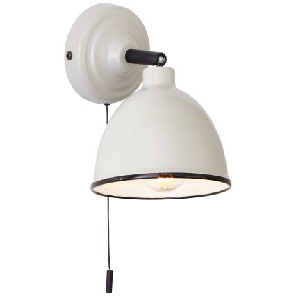 Brilliant - Väggspotlight TELIO 1xE14/28W/230V grå