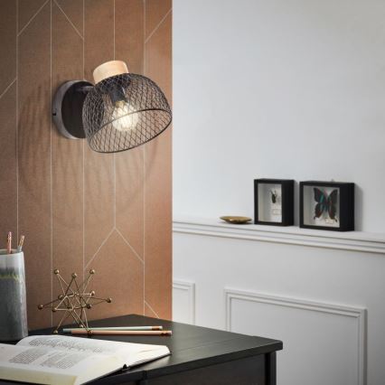 Brilliant - Väggspotlight THUY 1xE14/28W/230V - FSC certifierade