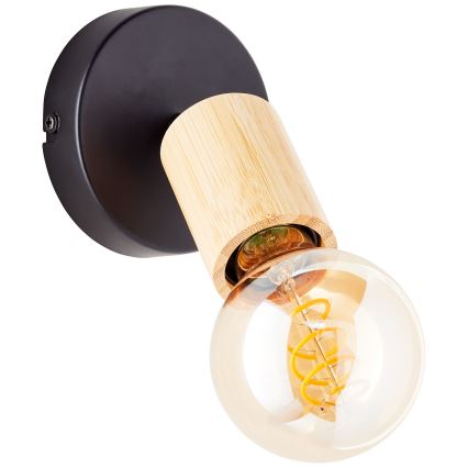 Brilliant - Väggspotlight TIFFANY 1xE27/28W/230V bambu