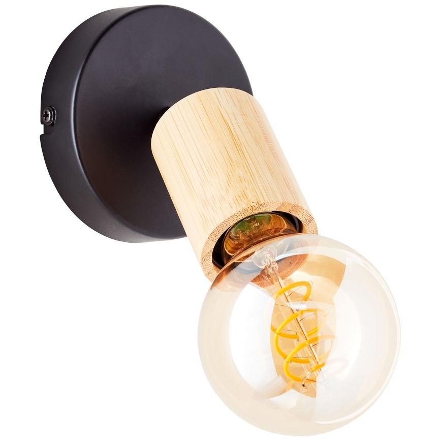 Brilliant - Väggspotlight TIFFANY 1xE27/28W/230V bambu