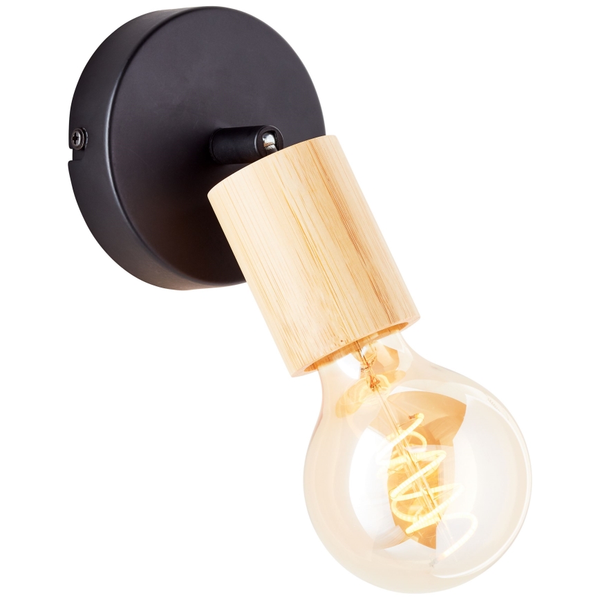 Brilliant - Väggspotlight TIFFANY 1xE27/28W/230V bambu