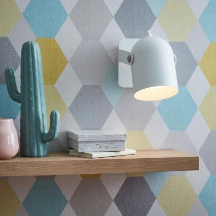 Brilliant - Väggspotlight YAN 1xE27/40W/230V vit