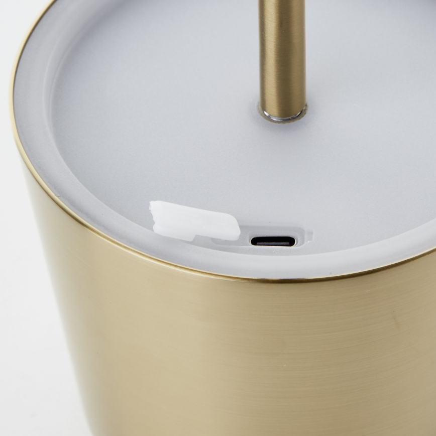 Brilliant - LED dimbar utomhuslampa med touch XAANA LED/4W/5V 3000/4000/6500K 2600 mAh IP44 guld