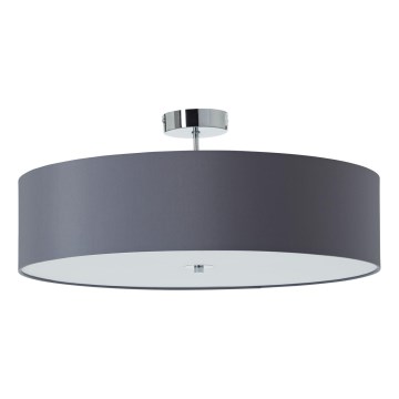 Brilliant - Ytmonterad ljuskrona ANDRIA 3xE27/60W/230V diameter 60 cm antracit