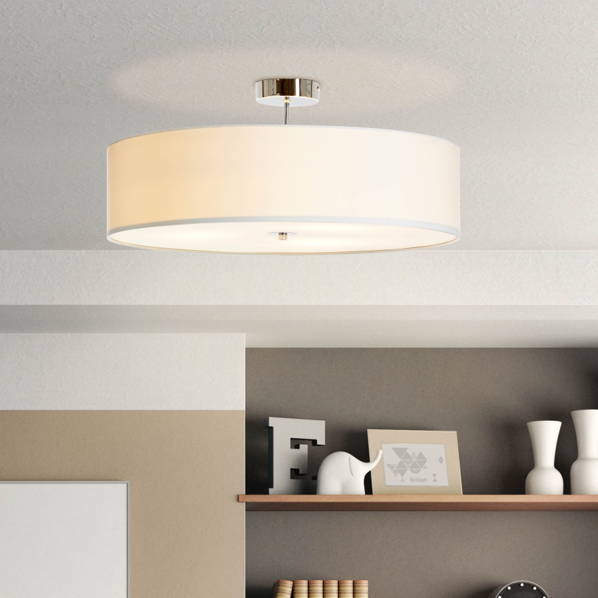 Brilliant - Ytmonterad ljuskrona ANDRIA 3xE27/60W/230V diameter 60 cm vit