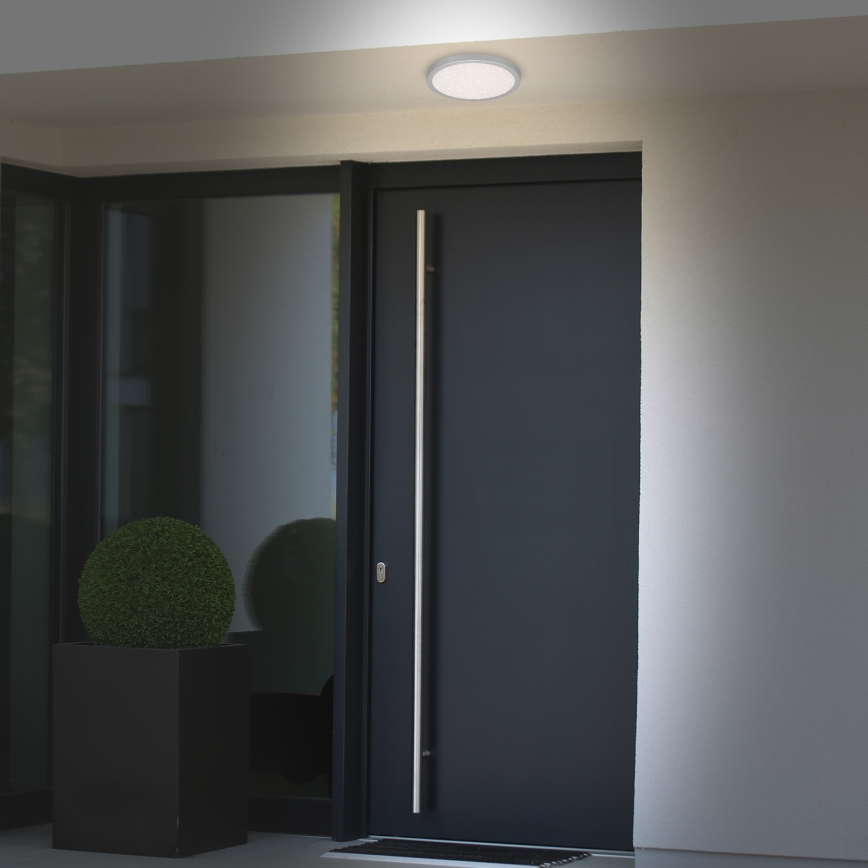 Brilo 3649-014 - LED taklampa för badrum RUNA LED/18,5W/230V IP44 silver