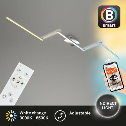 Brilo 3737-018 - LED Dimbar taklampa SMART LED/24W/230V 3000-6500K Wi-Fi Tuya + fjärrkontroll