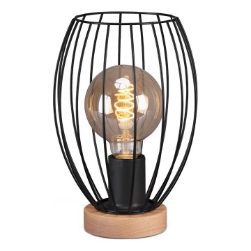 Brilo - Bordslampa WAKTU 1xE27/25W/230V gummiträd
