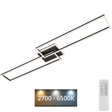 Brilo - Dimbar LED ytmonterad ljuskrona FRAME 2xLED/20W/230V 2700-6500K + fjärrkontroll
