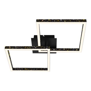 Brilo - Dimbar LED ytmonterad ljuskrona FRAME 2xLED/9W/230V
