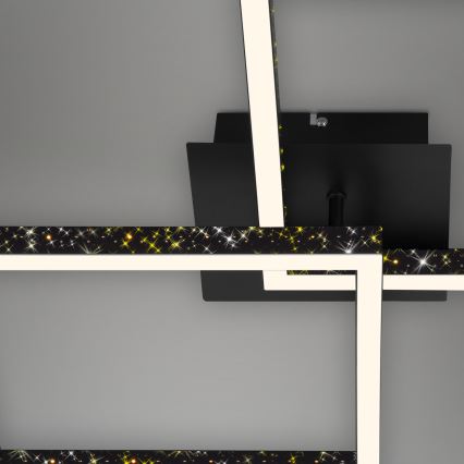 Brilo - Dimbar LED ytmonterad ljuskrona FRAME 2xLED/9W/230V