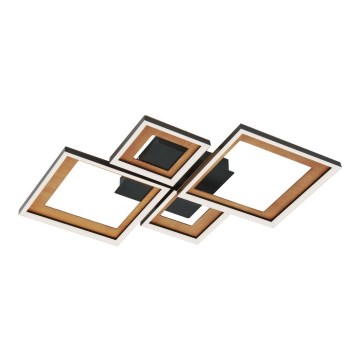 Brilo - Dimbar LED ytmonterad ljuskrona FRAME LED/38W/230V