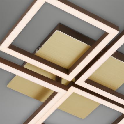 Brilo - Dimbar LED ytmonterad ljuskrona FRAME LED/44W/230V