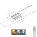 Brilo - Dimbar LED ytmonterad ljuskrona FRAME LED/51W/230V 2700-5000K matt krom + fjärrkontroll