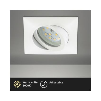 Brilo - Infälld LED badrumsbelysning LED/5W/230V IP23 vit