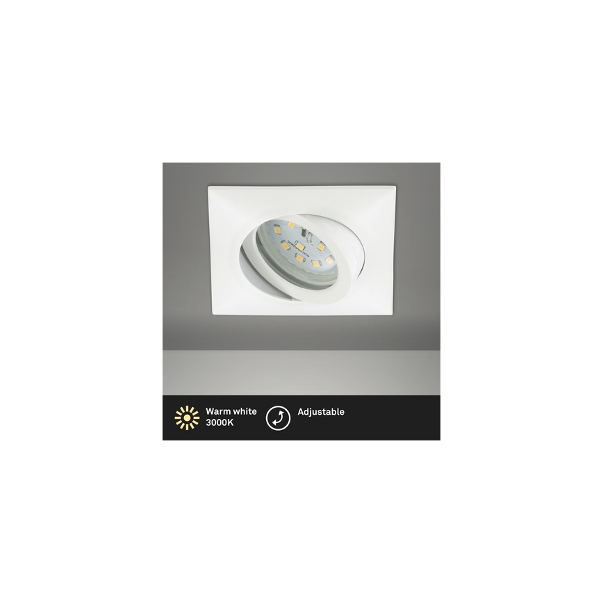Brilo - Infälld LED badrumsbelysning LED/5W/230V IP23 vit