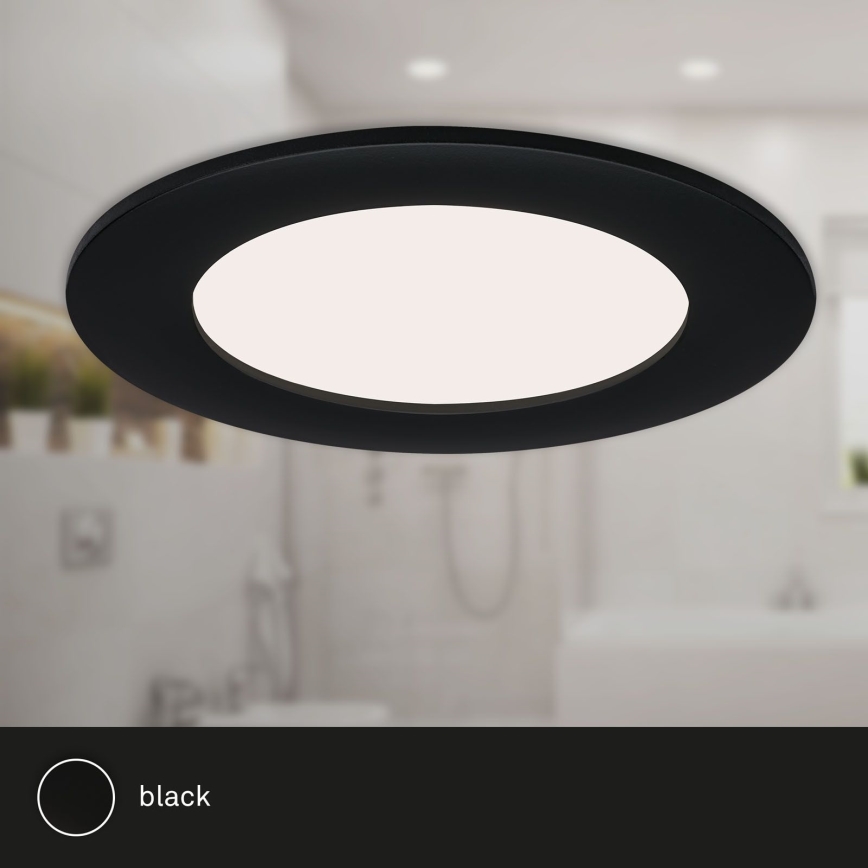 Brilo - KIT 3x Infälld LED badrumsbelysning FLAT LED/7W/230V IP44