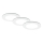 Brilo - KIT 3x Infälld LED badrumsbelysning LED/4W/230V IP44 3000/4000K vit