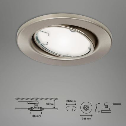 Brilo - KIT 3x LED RGBW Dimbar badrumsbelysning 1xGU10/4,9W/230V 2700-6500K Wi-Fi Tuya IP23 + fjärrkontroll